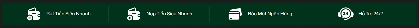 Nạp rút tiền chỉ trong 30 giây